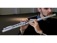 3d printed transversal Flute from MIT Lab  by erorene