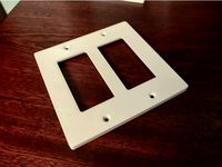 2-Gang Wallplate - Decora Opening x2 by Quartinus