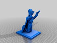 LowPoly Darth Vader Pen Holder (No Supports) by WRIGHTMEDIA