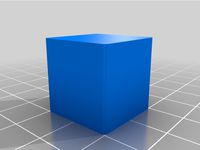 Flow calibration test cube by XThunder50