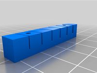 Guitar string guide for headless guitar by James_Doors