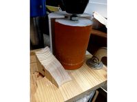 Drill Press Sender Aspiration (пылеудаление для шлиффовального барабана сверлильного станка)) by NV_WoodCraft