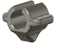 Denver ACT-5050W Action camera shotgun clamp by Krung