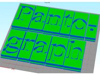 Letters for Matthias Wandel pantograph by VidarM