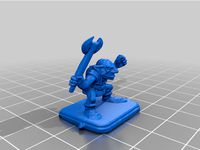 heroquest goblin with doubleaxe by texjason