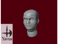 Human Female Head - Heavy, Confident by Yavus