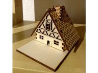 Räucherhäuschen (miniature wooden incense burner) by Sandrigo