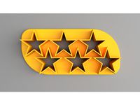 Cookie Cutter Little Stars (5 Teeth) (2x3) by lichtzeichenanlage