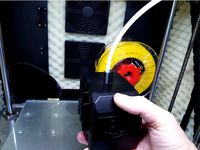 QIDI X-Plus X-Max Bowden Tube Connector by humebeam