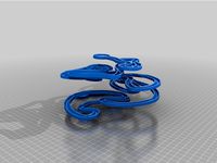 Slow flowing MARBLE RUN w/ auto generated "tree support" structure (Cura only) by Nephlonor