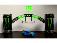 Getränkedosen Durchfahrt / Bogen / Tor / Gate für DR!FT Sturmkind Strecke (Große Dosen z.B. Monster Energy oder Rockstar Energy usw.) by Ma_Bo_Thing