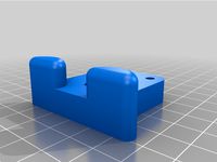 Curved monitor Action Cam Mount by OldGaf