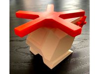 Low Poly Helicopter Toy - no bearings by vnkpvl