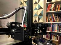Aukey LM1 WebCam holder for Ender 3 (Z-Axis) by iGoX