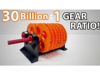 30,517,578,125:1 Gear Ratio! Making Googol:1 Reduction! by Retsetman