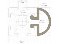Cableclip for V-Slot extrusion by lukaskurz