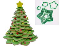 Christmas Tree Star Cookie Cutter Set by TeamOliva