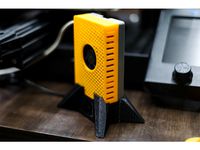 Raspberry Pi 4B Case (30mm fan), with vertical stand, with heatsink, display, camera, pins option  by zenopeno