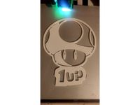 Wall art Super Mario 1UP by Paq85
