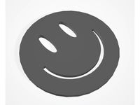 Happy Smiley face cutout only by SwanDogCases
