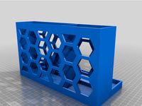 Hex Lightened Glue Gun Holder by Domo_Designs