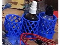 50 mm cylindrical holders and attachable triplet base by ismailagir