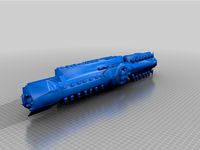 RSC Black Prince (Upgraded variant of UNSC Infinity) by hoomanprinter