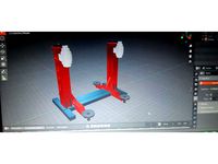 Sistema giratório de elevador para estacionamento de carro com 6 lugares  equipado Modelo 3D $99 - .max - Free3D