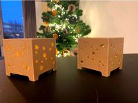 Christmas tealight by Stuffmadebynick