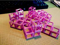 Hollow Soma Cube by lammatt