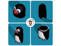 Christmas ornament : pingouin by Les-Minutes-Maker