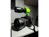 Hot shoe torch mount for camera by simo9905