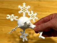 Mechanical Inverted Snow Globe by DaveMakesStuff