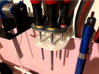 SKADIS - 5 Screwdriver hole adapter by Alex_Tech_e_More