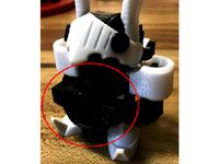 CF barrel adapter for Battle B-daman MK3 by MikanBox