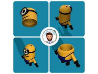 Christmas ornament : minion by Les-Minutes-Maker