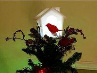 Bird House Christmas Tree Topper and Tealight Holder by Markypocock
