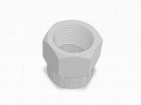 Rain barrel vent cap (insect-proof) - 1/2" BSP thread (15mm) by gadgetman42