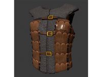 Leather Armor (Lammelar with Fur) Kitbashing by Yavus