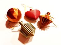 Christmas baubles by tinkerheart