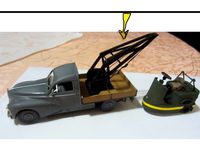 Light tow truck O scale - Flêche pour Dépaneuse lègère 1/43e by johnUK