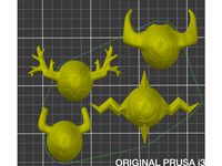 Genshin Impact Hilichurls Masks by EstrelaPlatina