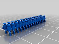 XVIII Soldiers Marching 6mm by xmoctezuma