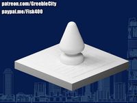 GreebleCity: Parisian Christmas Tree by Fisk400