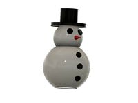Snowman / Bonhomme de neige by renoulou