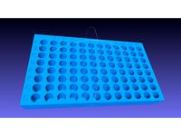 PCR tubes rack, 96 well by skrypnik