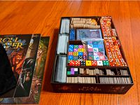 Roll Player + 2 expansions Organizer - Original Box - Sleeved by PandaruExpress