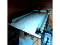 Mycnc - A budget, BIG cnc machine.  by luuucas