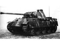 Panzerkampfwagen V Panther Tank 1:100 with Zimmerit for Resin Printer by tmntmaniac