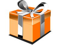 Present Box With Ribbon! by Ron_Outoftownley
